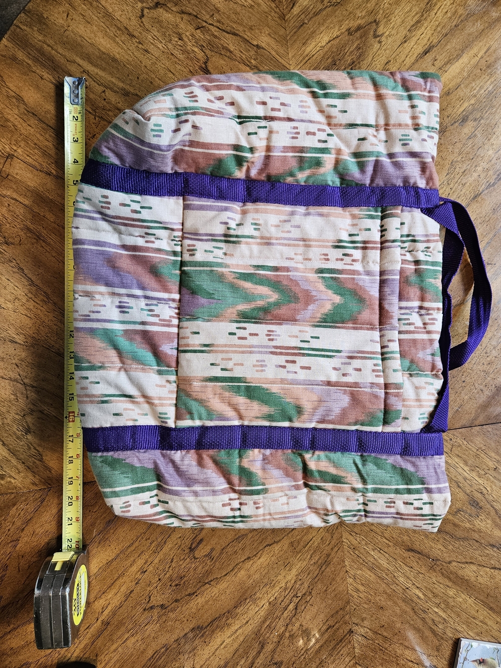 Handy Expandable Tote Bag..Quilted And Perfect For Cruise Ship Excurshions.